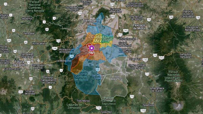 SkyAlert lanza nuevo mapa de la falla Plateros-Mixcoac