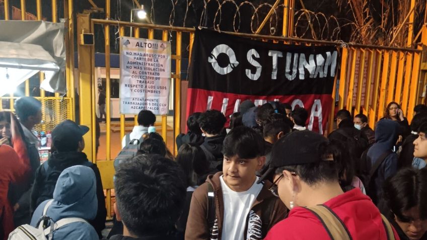 Trabajadores de la UNAM toman CCH Azcapotzalco: exigen mejoras laborales