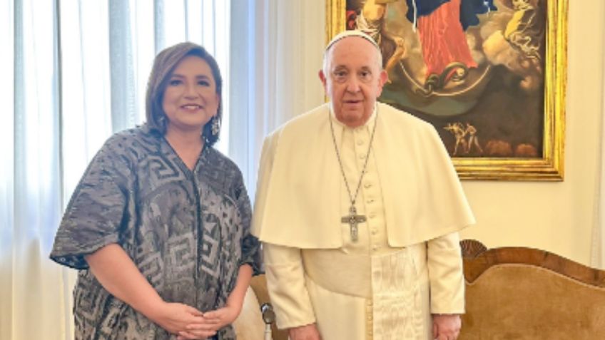 Xóchitl Gálvez se reúne con el Papa Francisco