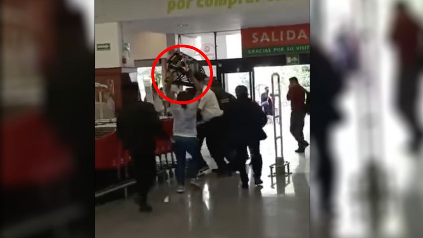 Farderas son descubiertas robando en tienda de Mixcoac