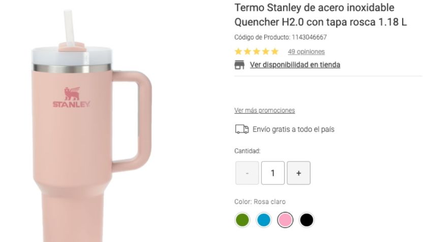 Liverpool pone en súper oferta el termo de Stanley, ¡consíguelo en varios colores!