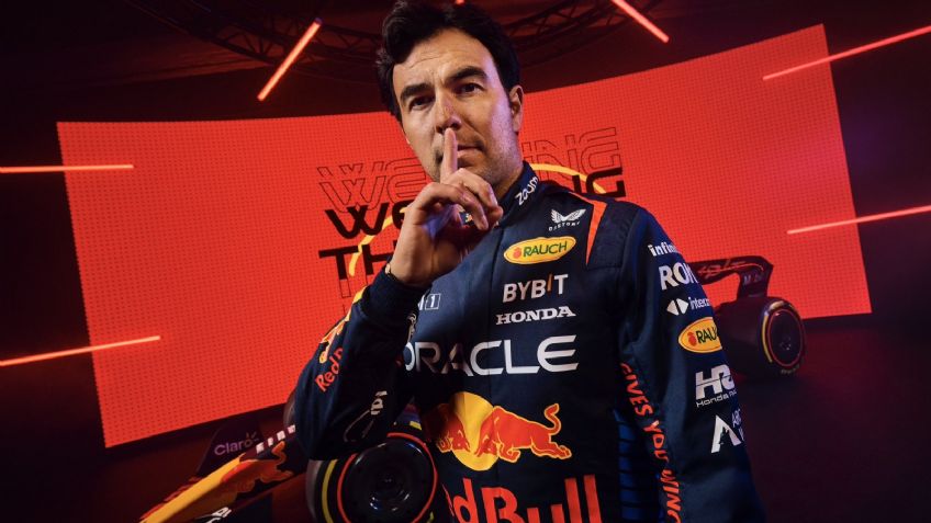 Checo Pérez y Red Bull presumen su nuevo auto de Fórmula 1 para la temporada 2024