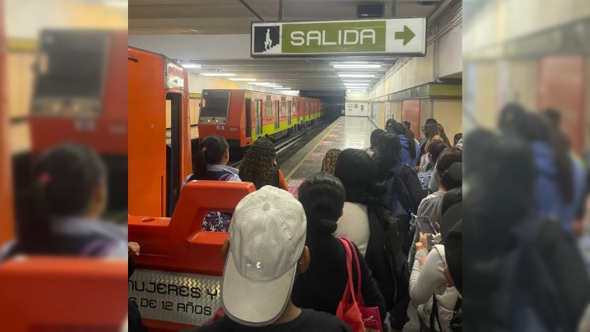 Sobrevive joven tras arrojarse a las vías del Metro