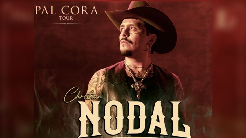 Christian Nodal anuncia su gira “Pa’l cora tour 2024”: ciudades y fechas en las que se presentará