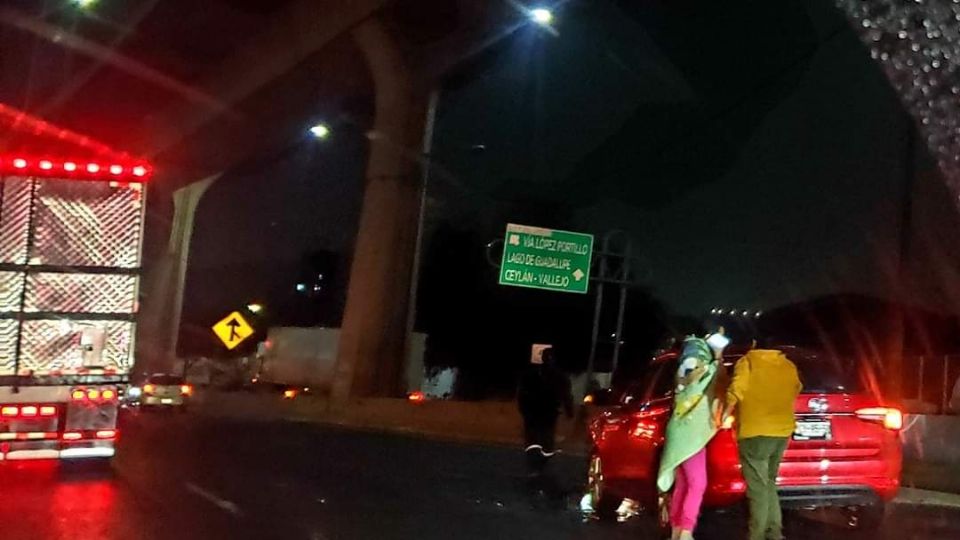 Un accidente ocurrió en el kilómetro 70 de la México-Querétaro