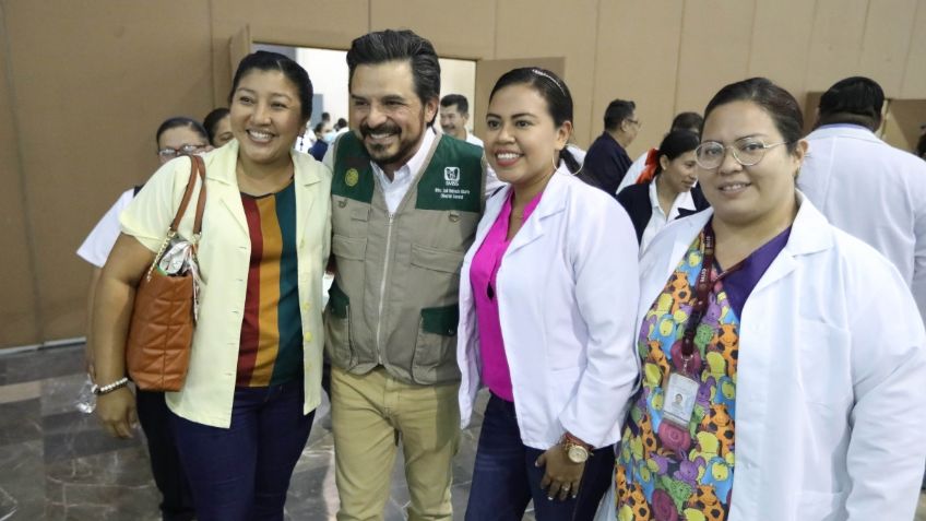 Reciben base laboral 339 trabajadores de la salud de IMSS-Bienestar en Tabasco