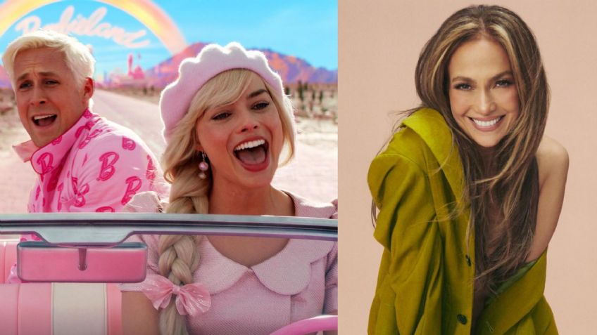 Jennifer López le roba a Margot Robbie la corona de Barbie con su atrevido vestido rosa: FOTOS