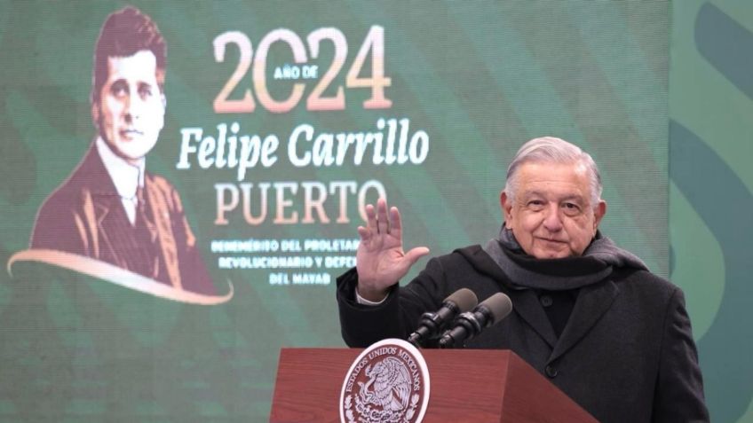 AMLO: "Voy a entregar la banda presidencial a una mujer que se llama justicia"