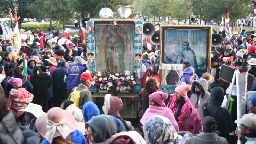 Arranca 86 peregrinación de Edomex a la Basílica de Guadalupe