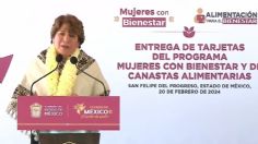 Delfina Gómez entrega tarjetas de Mujeres con Bienestar y anuncia educación a distancia en San Felipe del Progreso