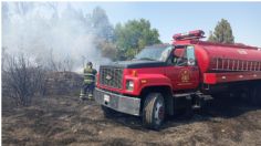 Fuerte incendio consume panteón privado en la Miguel Hidalgo