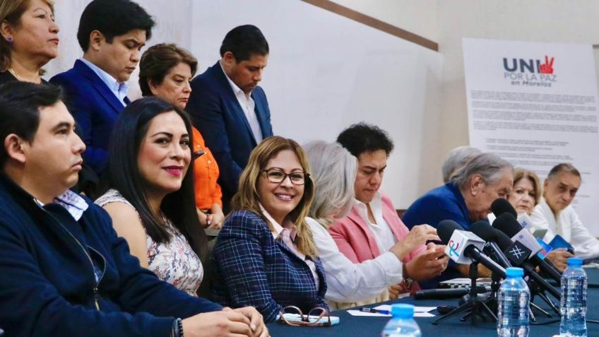 Lucy Meza y la sociedad civil presentan el Manifiesto en Favor de la de la Paz en Morelos