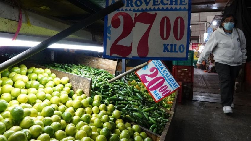 Inflación llega a 4.63%; chiles y tomates, al alza en primera quincena de abril