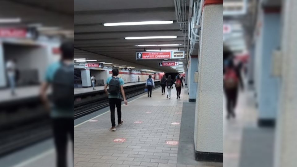 Los hechos ocurrieron en la estación Norte 45 del Metro.