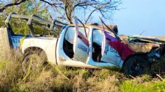 Unidad de la Guardia Estatal vuelca en carretera Reynosa-San Fernando; hay dos muertos y seis heridos