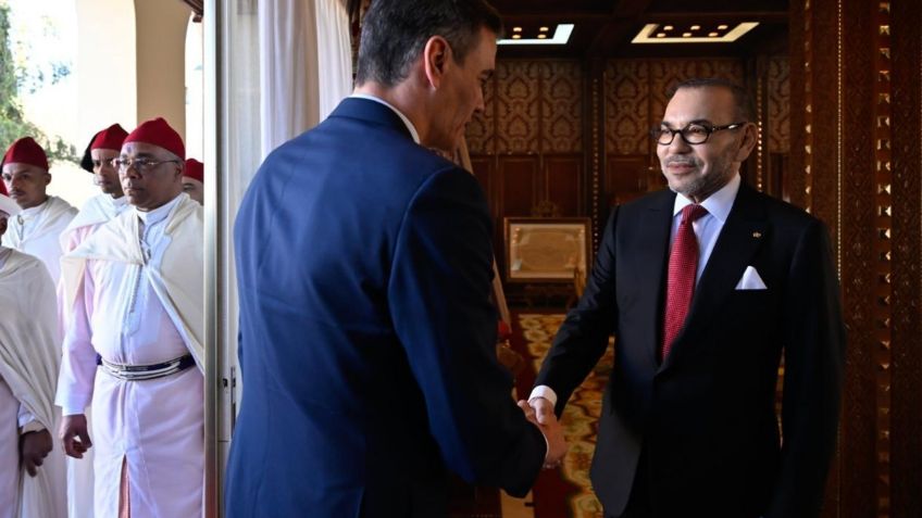 Pedro Sánchez se reúne con el Rey Mohammed VI