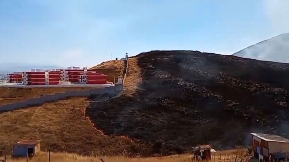 Incendio en Oaxaca cerca de zona arqueológica de Monte Albán