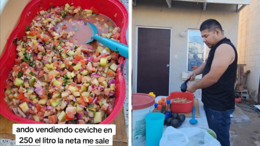 ¡No se da por vencido! Revendedor del Costco tiene un nuevo emprendimiento y ahora prepara su propia receta de ceviche para vender