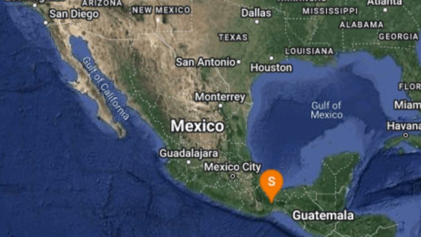 Sismo de intensidad 4 se registra en el Istmo de Tehuantepec, Oaxaca