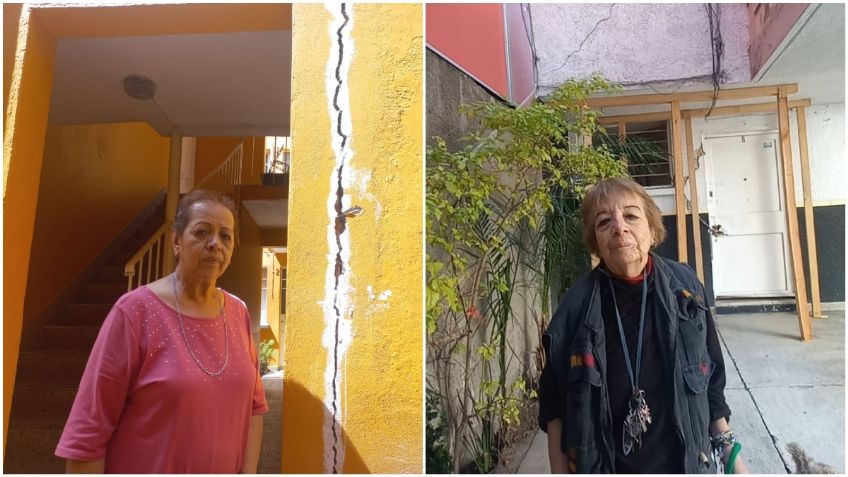 Entre la incertidumbre y el miedo: vecinos de Mixcoac temen la caída de sus casas por microsismos