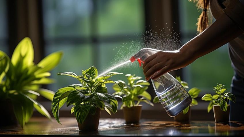 ¿Qué pasa cuándo se riegan las plantas durante la época de calor?