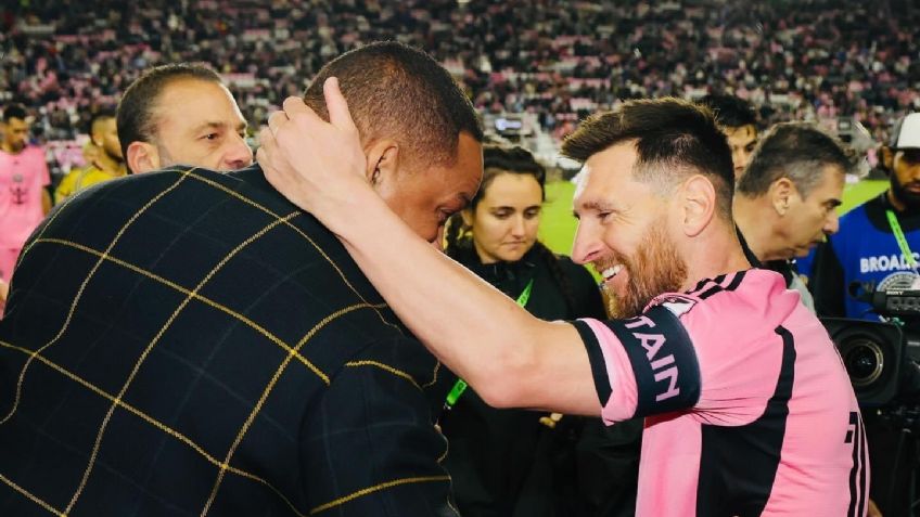 Will Smith visita al Inter de Miami para ver jugar a Lionel Messi