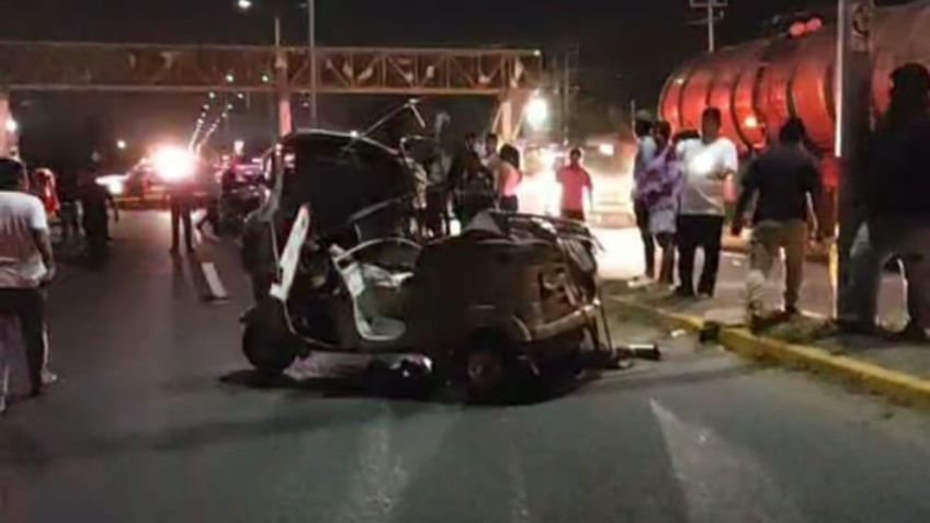 Accidente entre un mototaxi y una camioneta deja el saldo de 2 personas fallecidas