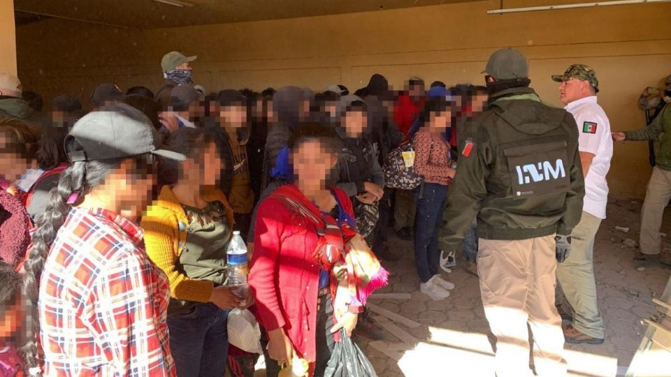 Los migrantes fueron abandonados al interior de un domicilio en Sonora.