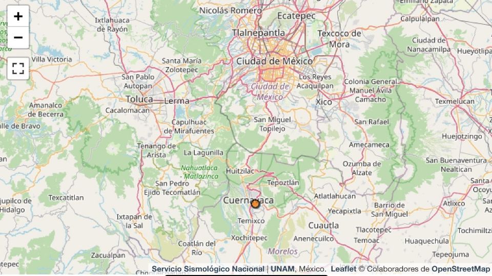 Ayer, un sismo de magnitud 4 sorprendió a los morelenses