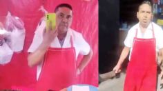 VIDEO: Retiran puesto a taquero que amenazó con un machete a una mujer