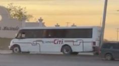 Con autobuses, derriban postes con cámaras de vigilancia del C5 en Reynosa