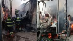 Registran intenso incendio en una bodega de Tlalpan que moviliza a los servicios de emergencia