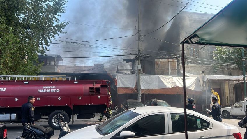 ¿Qué se incendió en Tepito hoy 25 de febrero? Esto había en el terreno consumido por las llamas