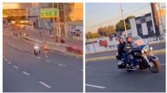 IMÁGENES FUERTES: motociclista atropella a corredora durante el maratón de Guadalajara y huye