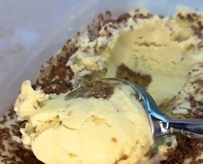 helado de tiramisú