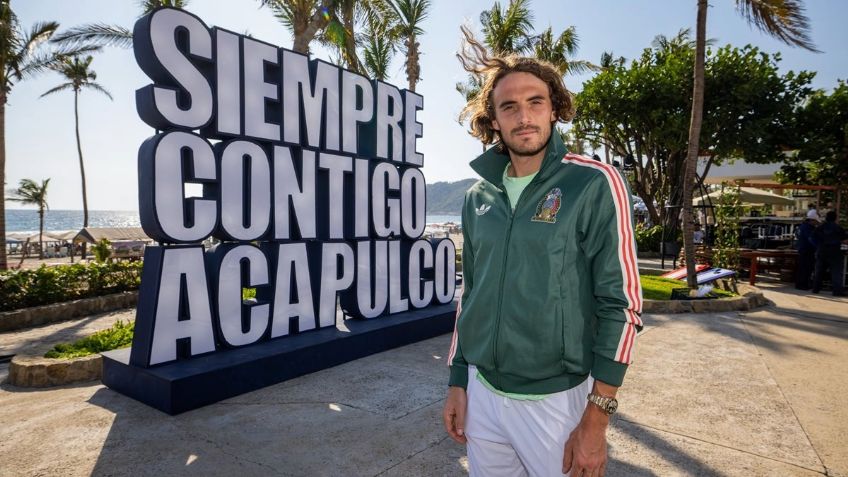 El tenista Stefanos Tsitsipas realizará donación económica a Acapulco