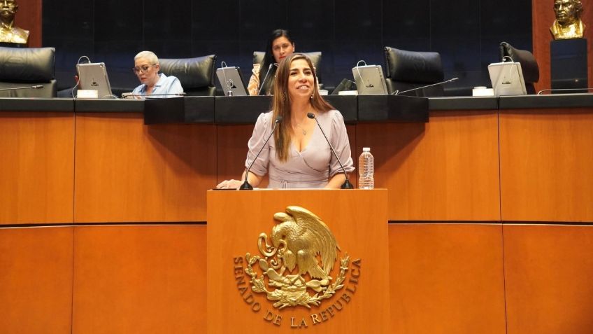 Marybel Villegas pide licencia ante el Senado