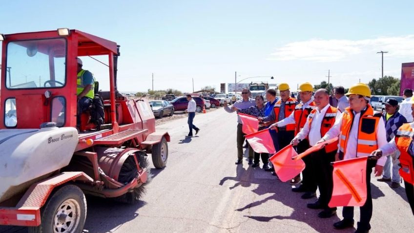 Inicia Alfonso Durazo obras de infraestructura vial e hídricas con inversión de 113.5 mdp