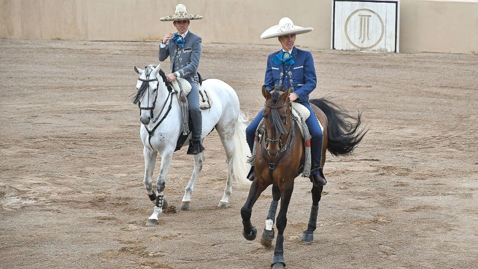 Guillermo Hermoso de Mendoza con su papá Pablo Hermoso de Mendoza