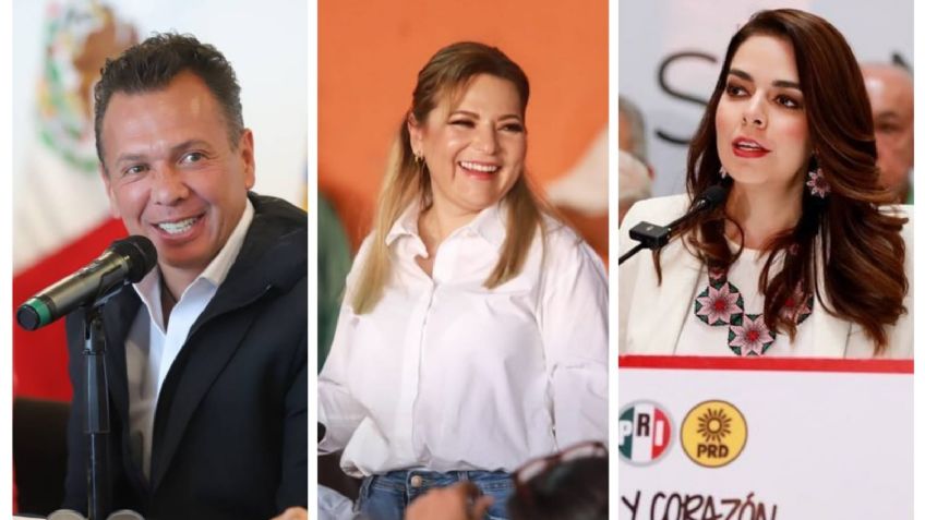 Así serán los arranques de campaña de Pablo Lemus, Claudia Delgadillo y Laura Haro en Jalisco