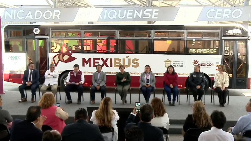 Inauguración del Mexibús en el Edomex