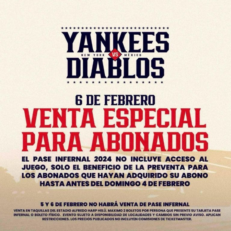 precios yankees vs diablos