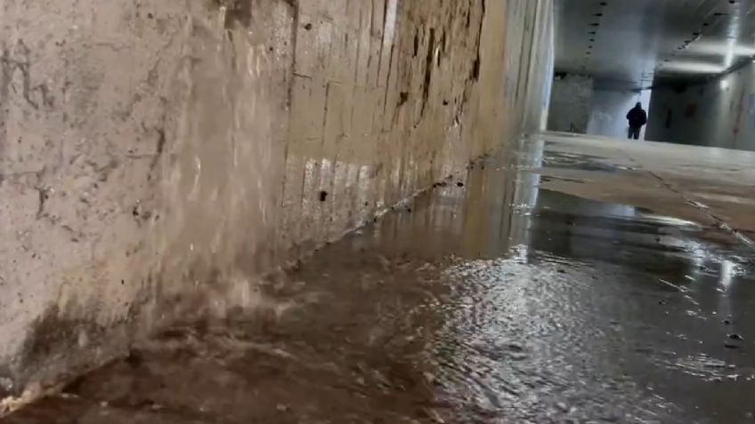 Reportan fuga de agua en Lomas de Chapultepec