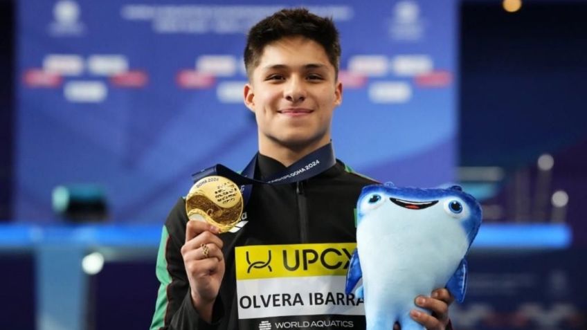 Osmar Olvera es campeón del mundo, gana medalla de oro en Campeonato Mundial de Deportes Acuáticos