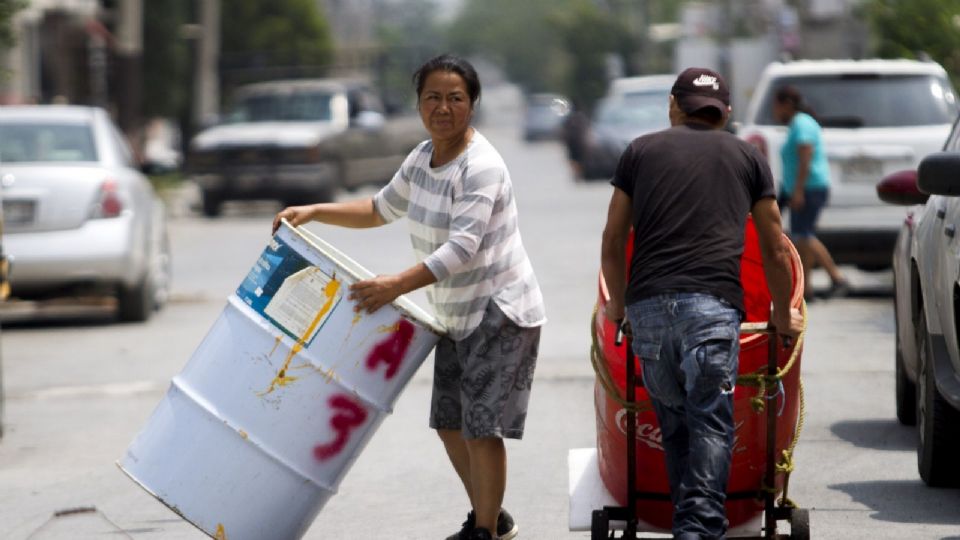 Las colonias menos favorecidas solo tienen agua entre 8 y 24 horas a la semana.