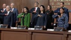 Con división de poderes y sin la asistencia de AMLO celebran Aniversario de Constitución de 1917