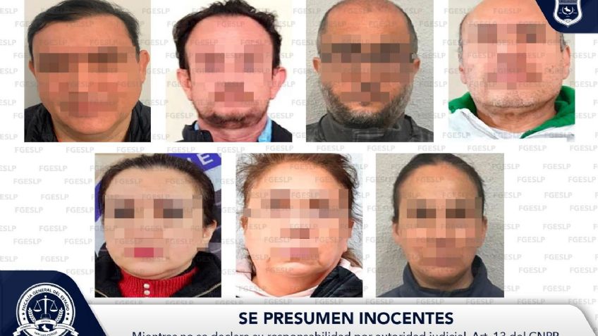 Dictan prisión preventiva a siete imputados por "fraude del siglo" a pensiones en San Luis Potosí