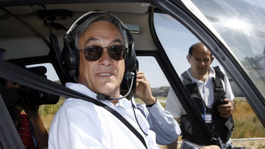 Así era el helicóptero que piloteaba Sebastián Piñera