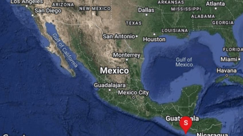 Sismo magnitud 5.7 se registra en Ciudad Hidalgo, Chiapas