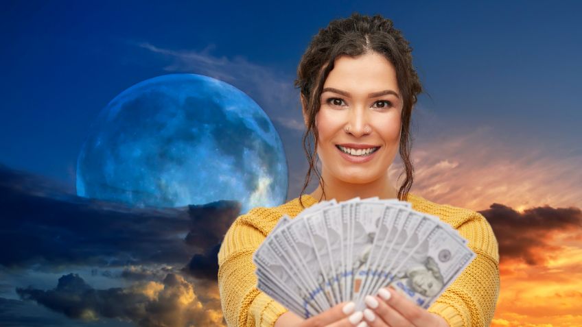 Los 3 signos zodiacales que serán bendecidos con dinero y abundancia gracias a la Luna Nueva, según la astrología